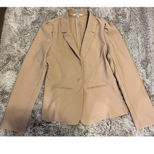 Tan formal blazer